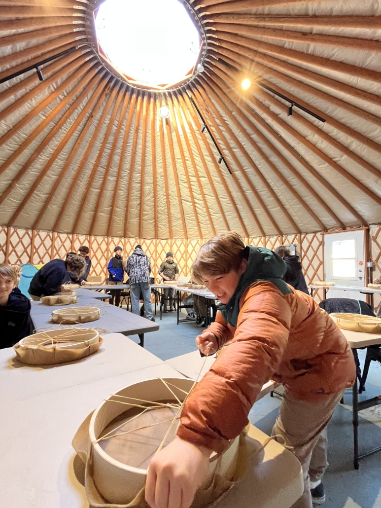 The Creation of an Art Yurt - Coast Mountain Academy